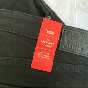 Levi’s 721 High Rise Skinny 34 x 32 Black